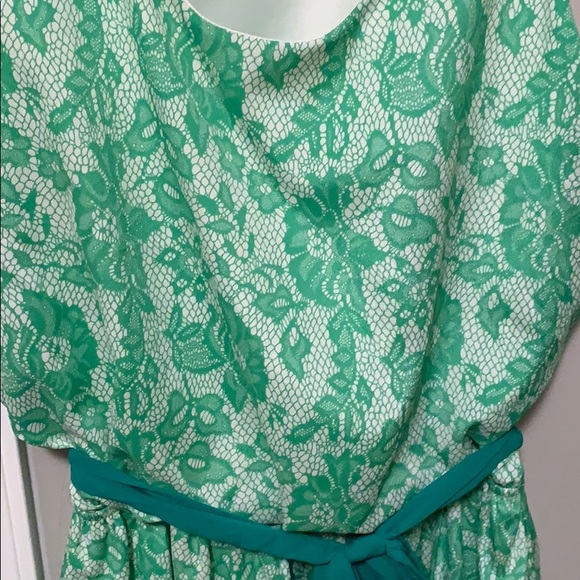 Green Peaches and Cream dress - Picture 2 of 5
